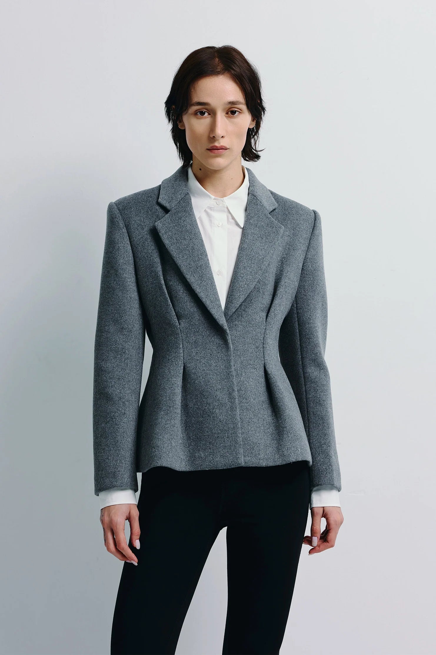 Sophie Rue Trenton Blazer, pleated blazer, wool blazer, fitted blazer, blazer, women's clothing