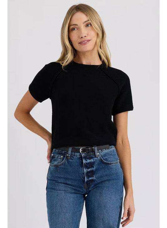 Stitches & Stripes Maloney Tee, knit shirt, short sleeved crewneck shirt, women's clothing