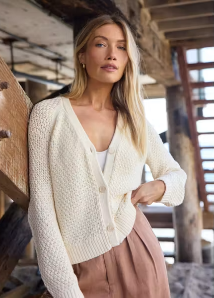 Stitches & Stripes Pria Cardigan, cardigan sweater, sweater, summer sweater, women's clothing