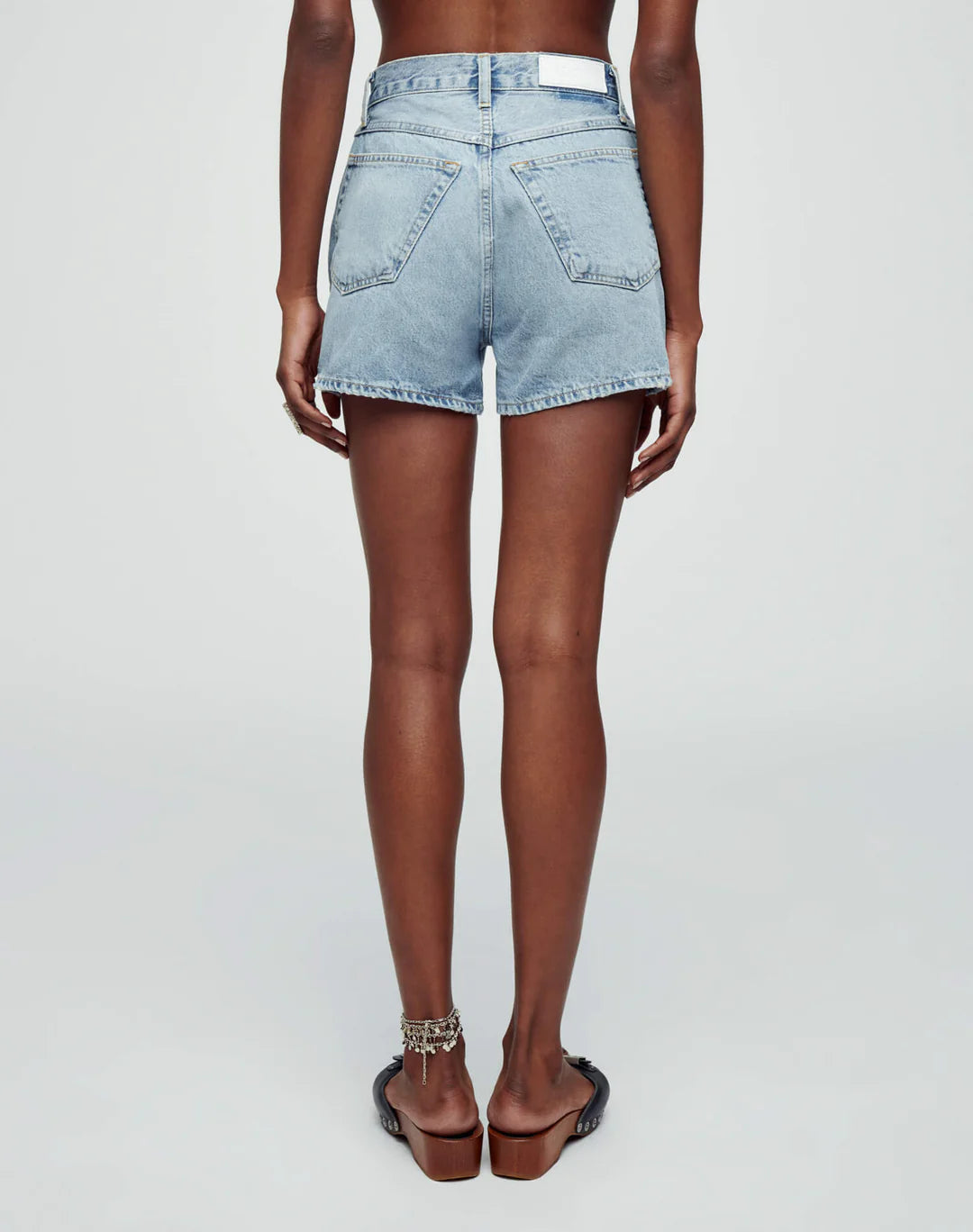 RE/DONE The Midi Short, jean shorts, denim shorts, shorts, women's clothing