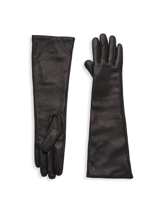 Vince Stacked Leather Glove, leather gloves, gloves, women's accessories