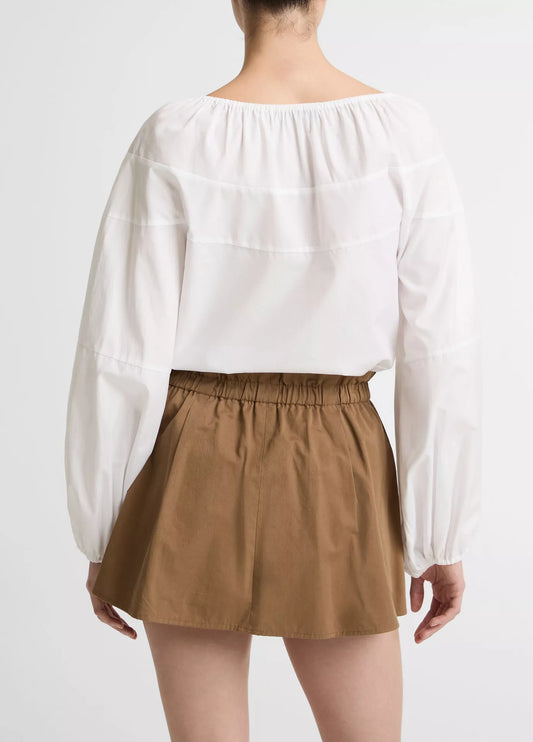 Vince Mid Rise Pull on Skort, mini skirt, skort, women's clothing