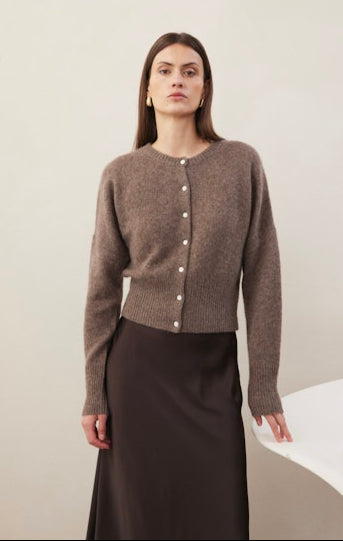 W. Cashmere Eden Cinched Waist Cardigan, cardigan sweater, cashmere cardigan, sweater, women's clothing
