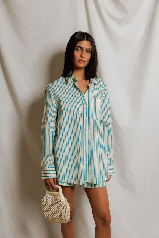 Perfect White Tee Avalon Poplin Shirt, button down shirt, long sleeved shirt, women's clothing