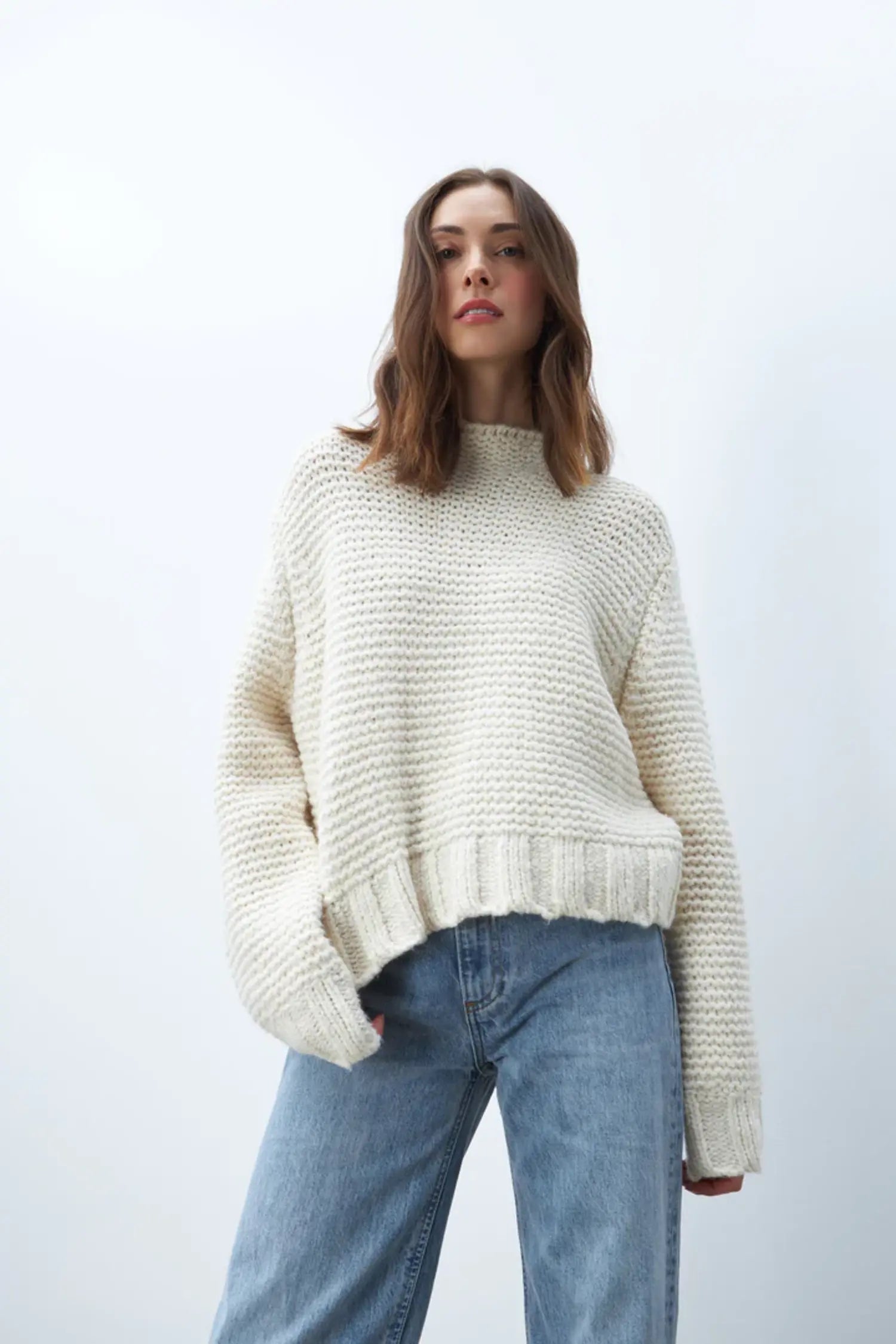 Line Annabelle, sweater, knit sweater, chunky sweater, oversized sweater, women's clothing