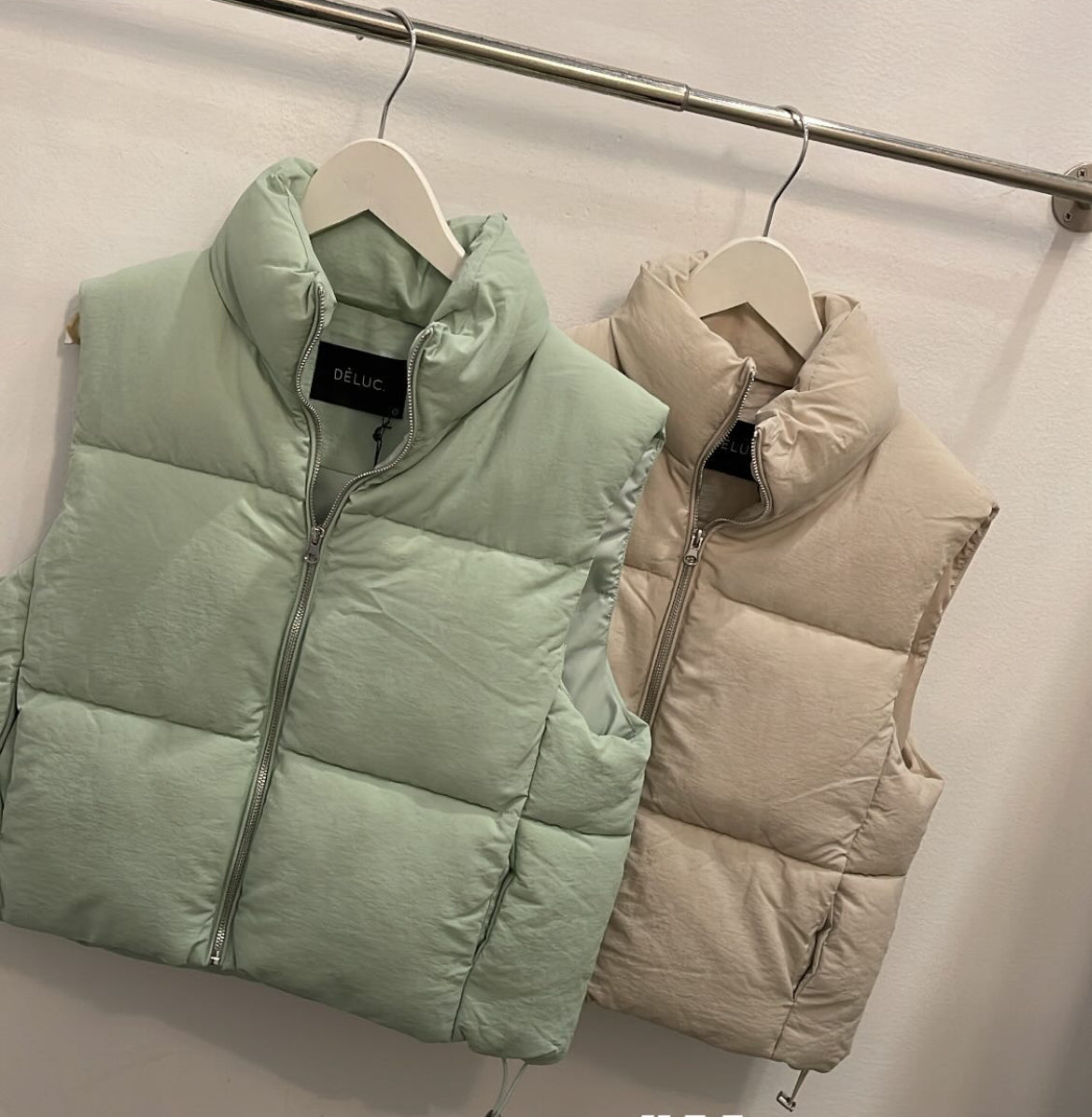 Dèluc Koons Puffer Vest, puffer vest, vest, cropped vest, women's clothing