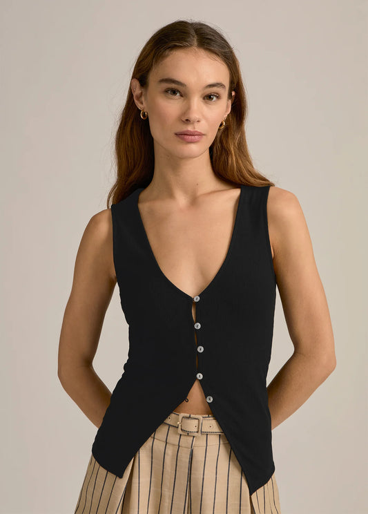 Favorite Daughter The Good Luck Top, tank, tank top, vest, button down v-neck sleeveless top, women's clothing