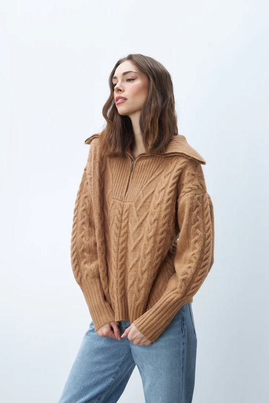 Line Sloane Sweater, sweater, pullover sweater, zip up sweater, women's clothing
