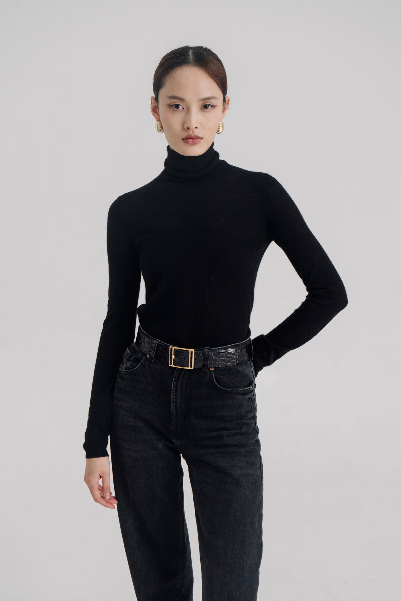madeleine thompson Amore Turtleneck, turtleneck top, top, turtleneck, women's clothing