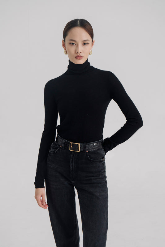 madeleine thompson Amore Turtleneck, turtleneck top, top, turtleneck, women's clothing