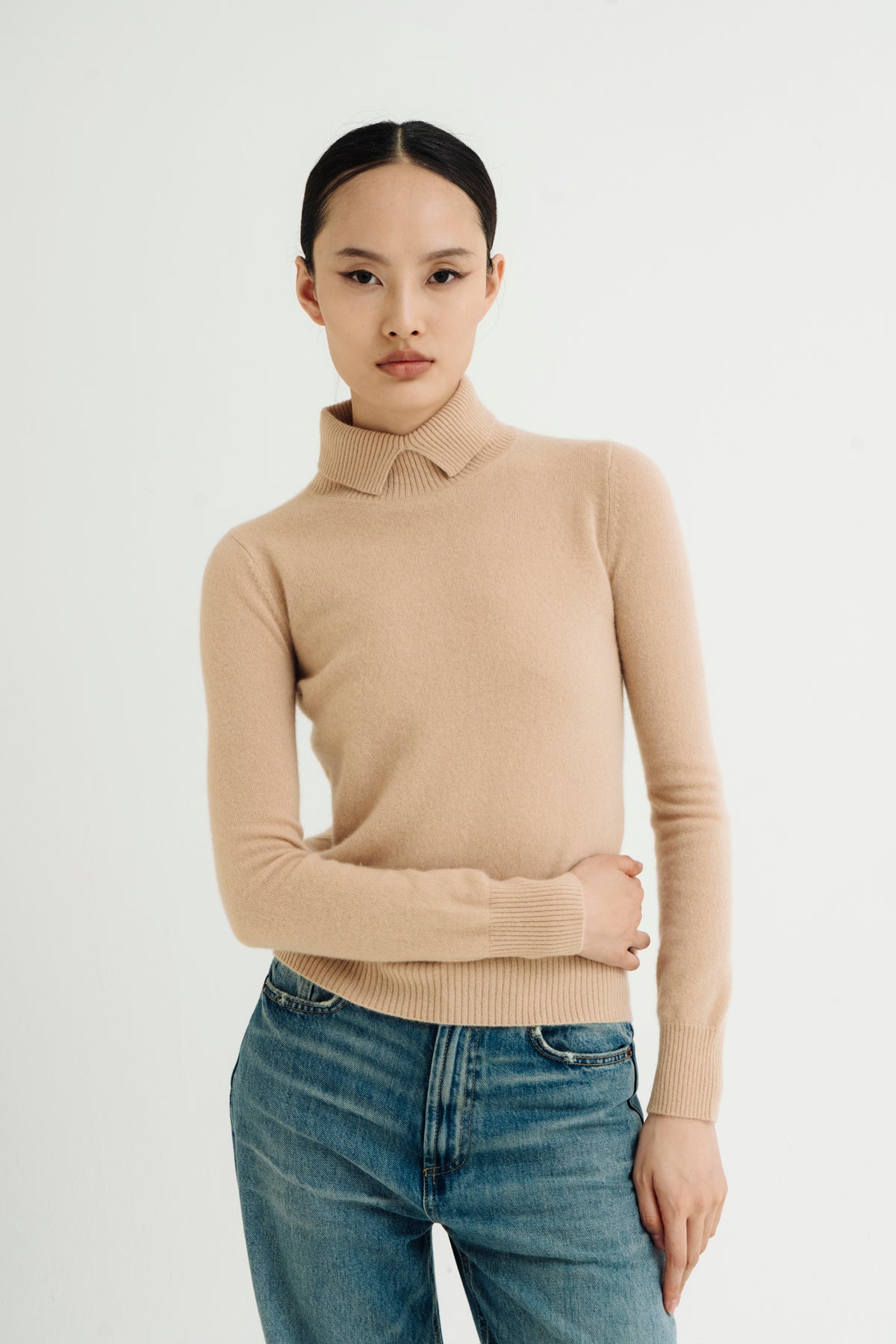 madeleine thompson Rosine Top, cashmere, cashmere sweater, cashmere top, long sleeved shirt, women's clothing