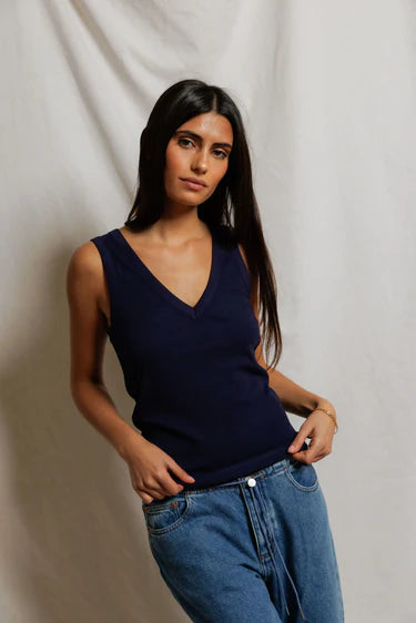 Perfect White Tee Mallory V-Neck Tank Top, v-neck tank top, tank, shirt, women's clothing