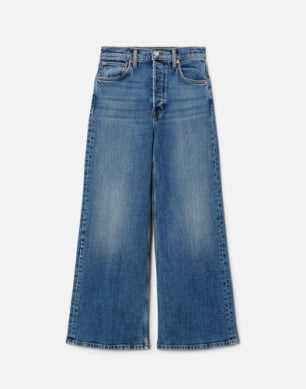RE/DONE High Rise Wide Leg Crop
