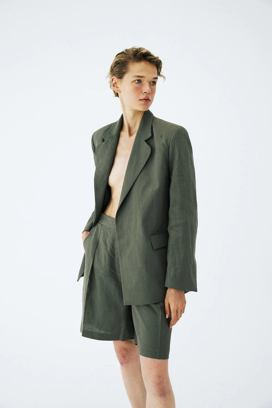 In The Mood For Love Montague Linen Jacket, blazer, linen jacket, linen blazer, coat, women's clothing