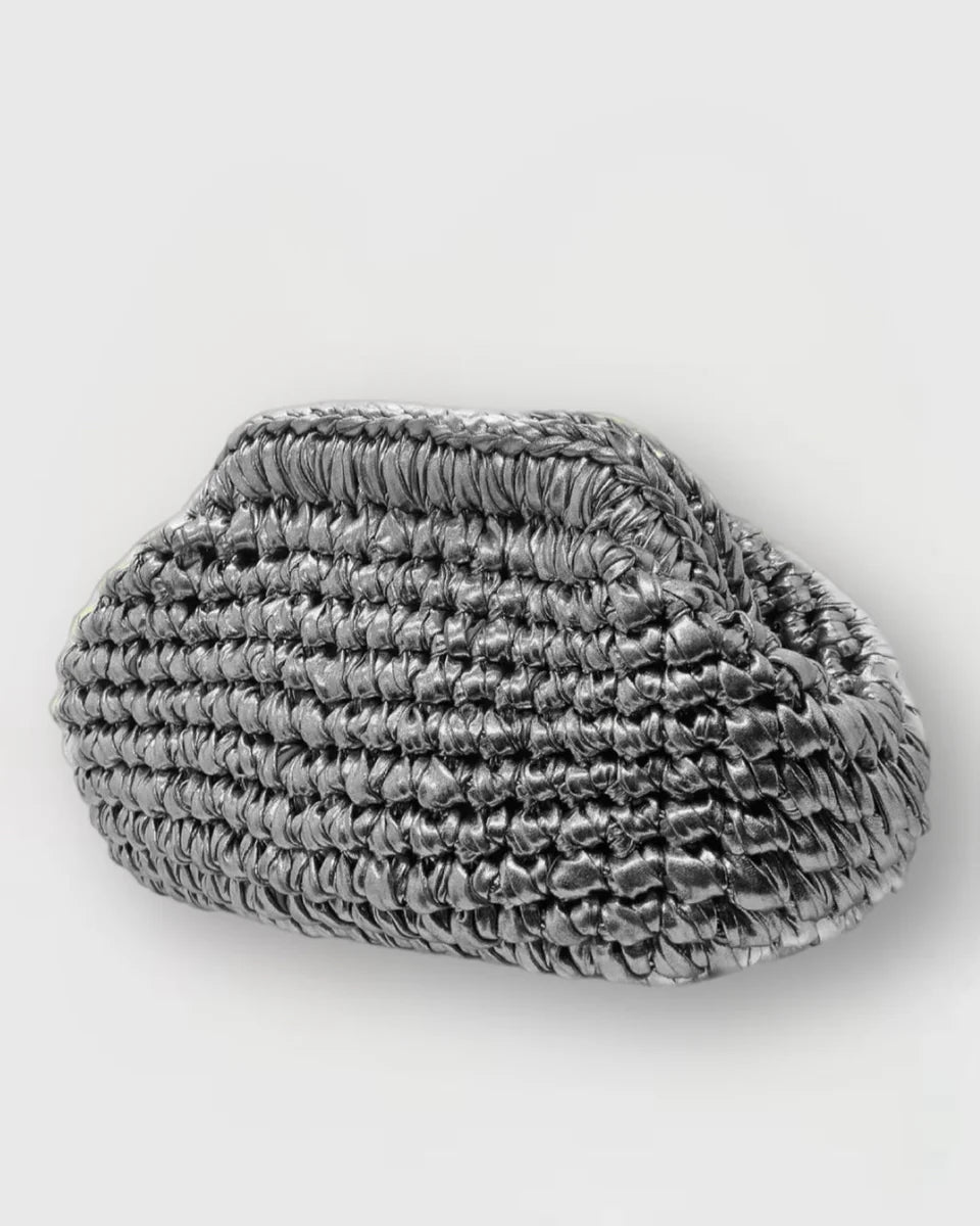 Noam Hazan Amber Metallic Clutch, handbag, clutch, purse, women's accessories