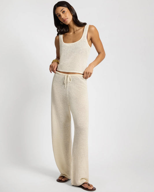 onia knit drawstring pant, loungewear, lounge set, relaxed pants, women's clothing