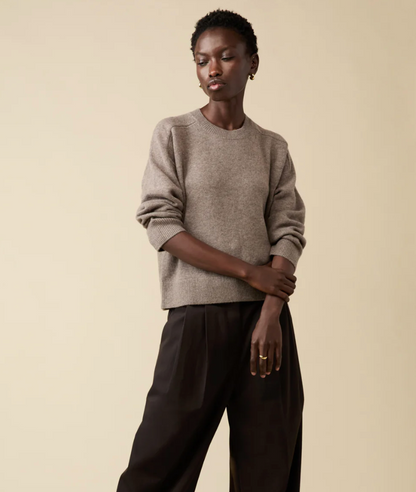 soldout.nyc The Cashmere Crew, crewneck sweater, sweater, cashmere sweater, women's clothing