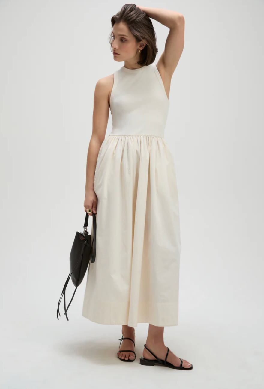 soldout.nyc The RSVP Dress, tank dress, black dress, sundress, sun dress, midi dress, women's clothing
