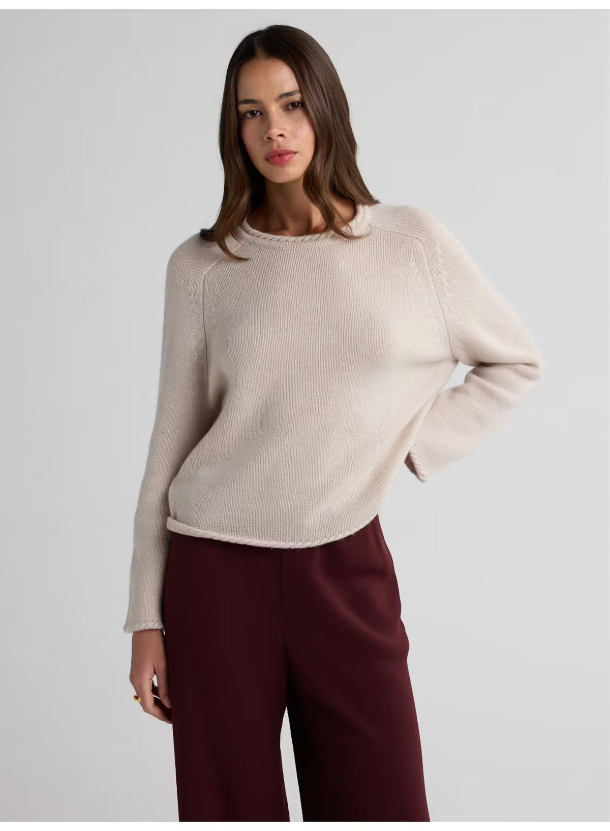 W. Cashmere Inez Sweater, cashmere sweater, crewneck sweater, women's clothing