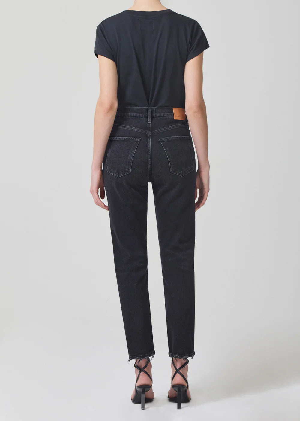 Citizen of Humanity Jolene, jeans, denim, high-rise jean, slim-leg denim, denim jeans, black jeans, women's clothing