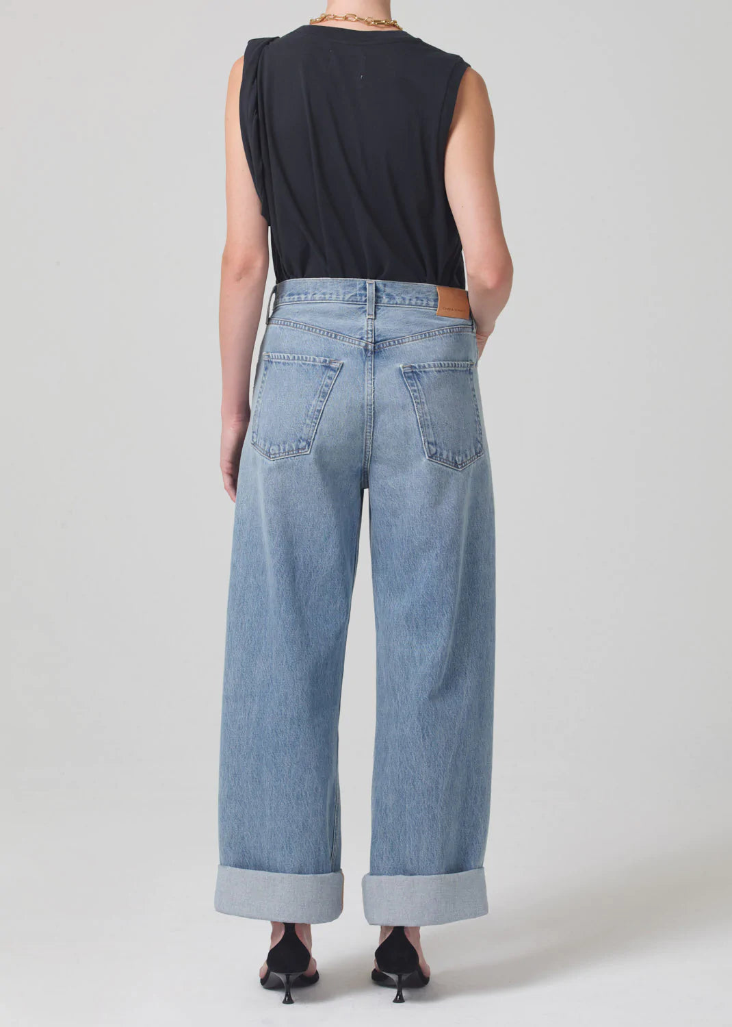 Citizens of Humanity Ayla Baggy Cuffed Crop, women's jeans, women's clothing, denim