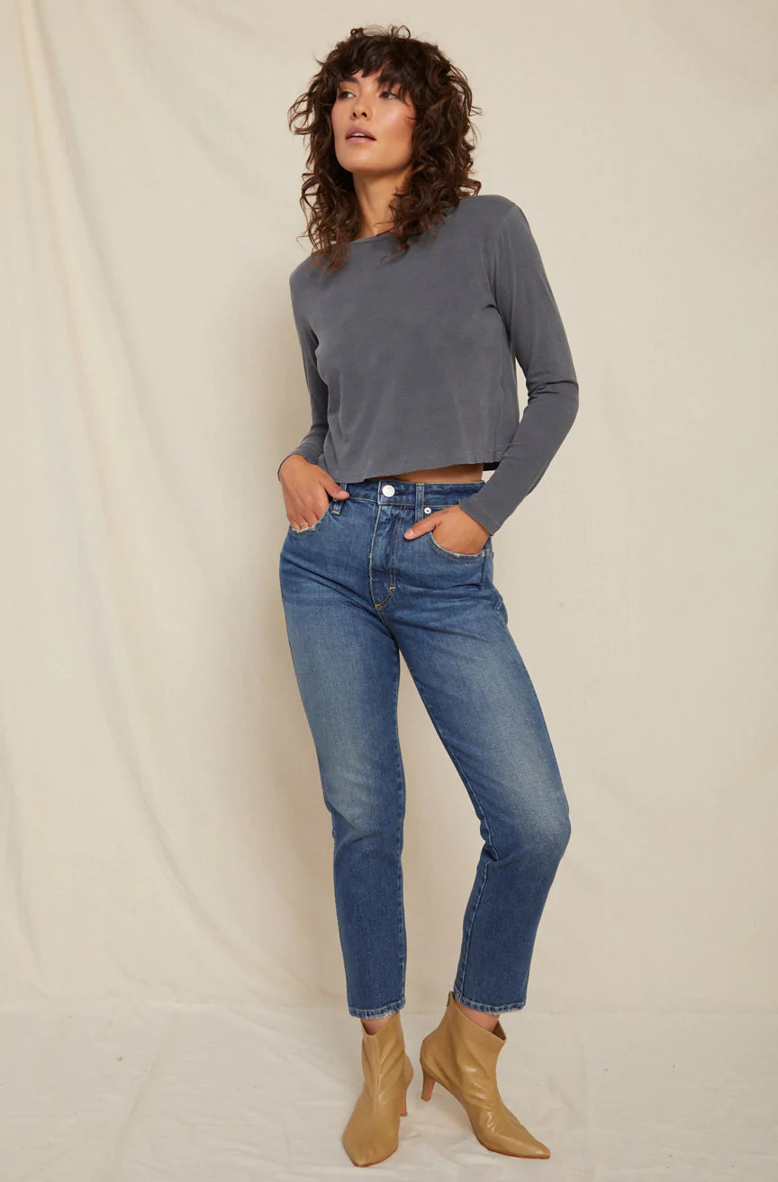AMO Chloe Crop denim jean women's clothing jeans 