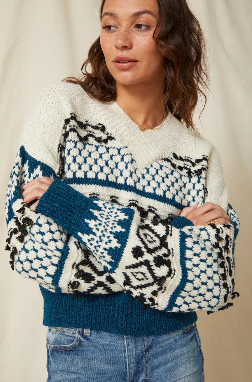 AMO Fringe Sweater