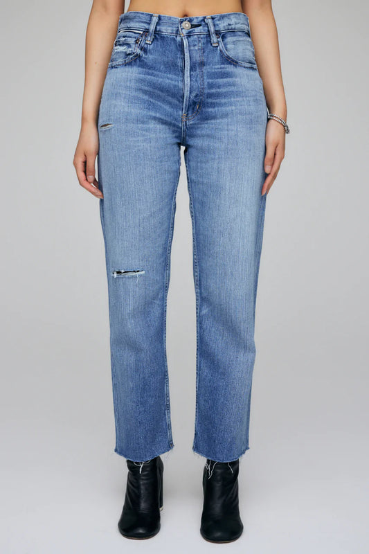 Moussy Fargo Cropped Wide Straight