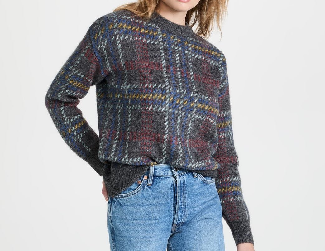 RE/DONE 90's Oversized Print Crewneck