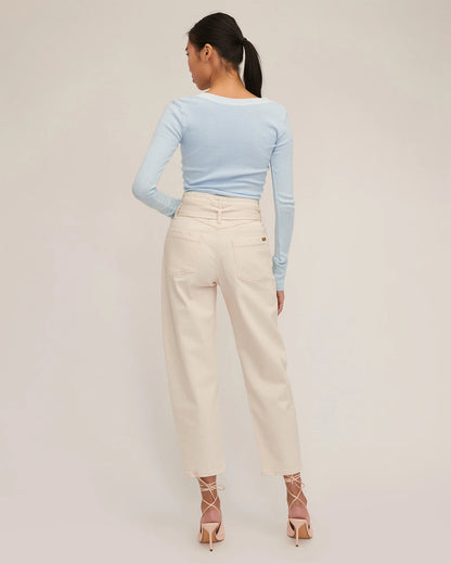 Marissa Webb Stevie 80s Barrel Leg, pants, jeans, denim, women's clothing