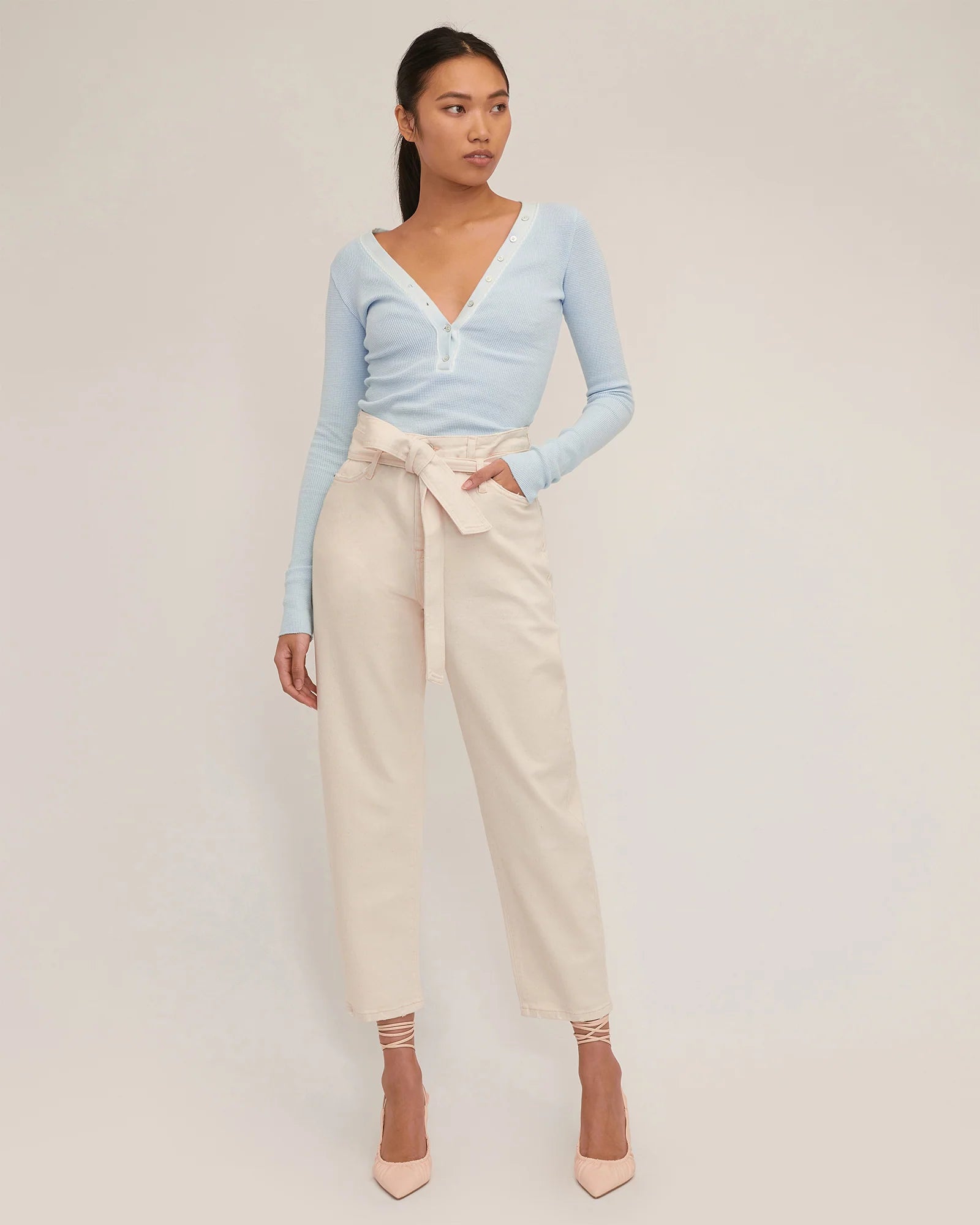 Marissa Webb Stevie 80s Barrel Leg, pants, jeans, denim, women's clothing